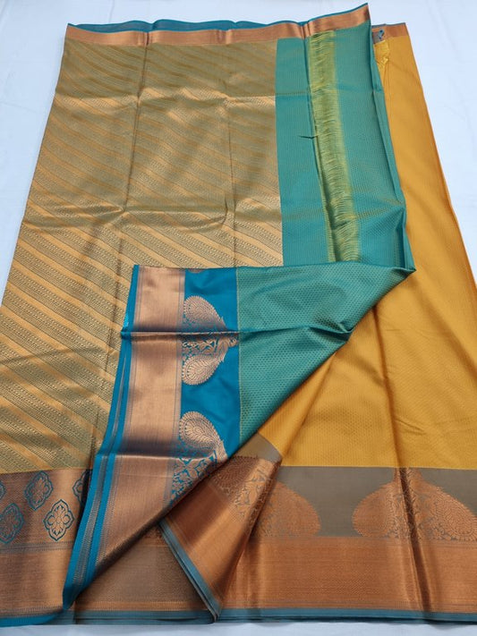 Kanchipuram Blended Trendy Fancy Silk Saree 225