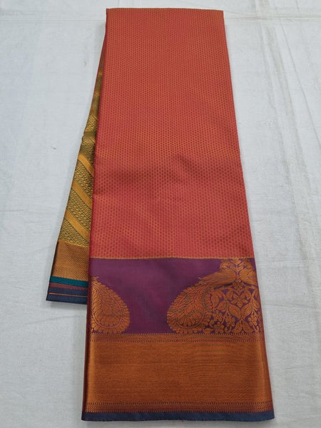 Kanchipuram Pure Silk Saree Maroon And Pink