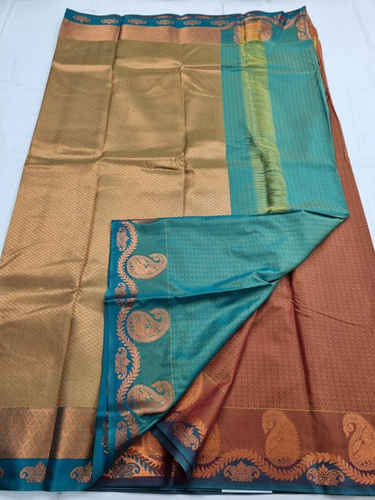 Kanchipuram Blended Trendy Fancy Silk Saree 227 And Maroon Pure Silk Sarees – Kanchipuram Lakshaya Silks