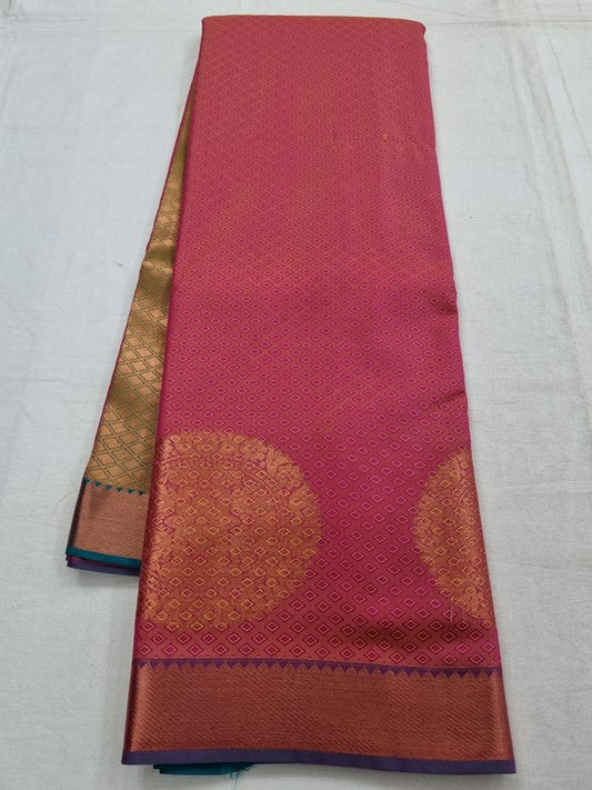 Kanchipuram Blended Trendy Fancy Silk Saree 232