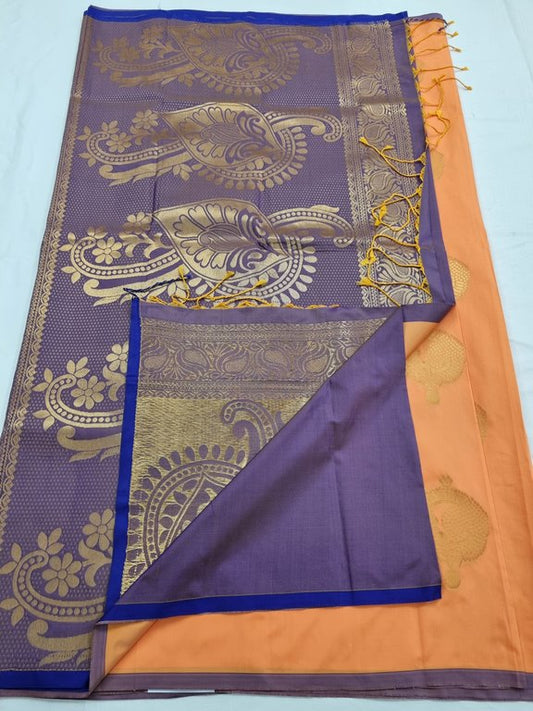 Kanchipuram Blended Trendy Soft Silk Saree 248