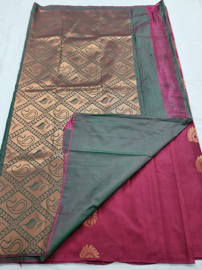 Kanchipuram Blended Trendy Soft Silk Saree 250 – Kanchipuram Lakshaya Silks