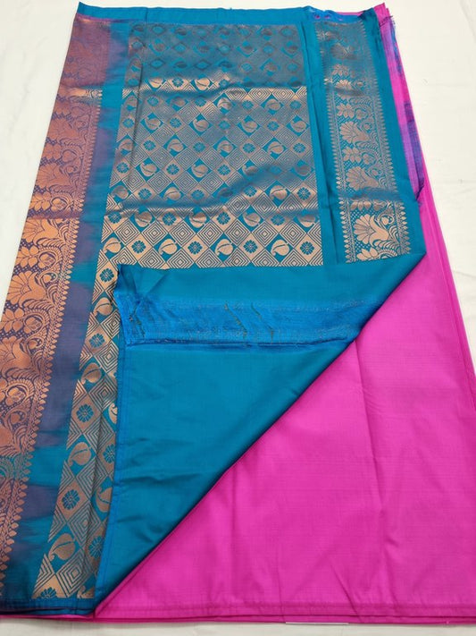 Kanchipuram Blended Trendy Soft Silk Saree 251