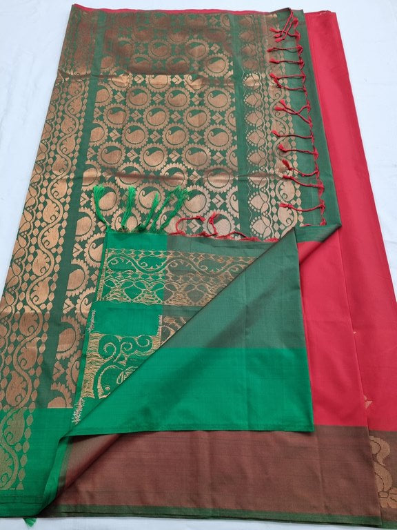 Kanchipuram Blended Trendy Soft Silk Saree 255