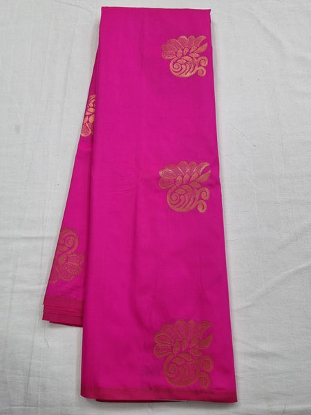 Magenta And Gold Kanchipuram Pure Silk Sarees