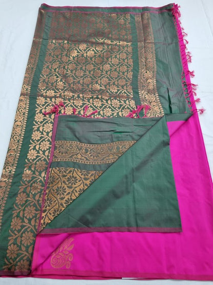 Magenta And Gold Kanchipuram Pure Silk Sarees – Kanchipuram Lakshaya Silks