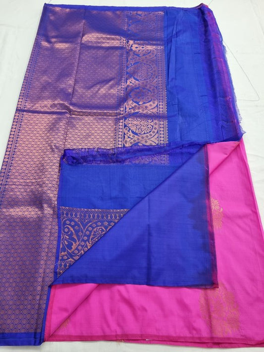 Kanchipuram Blended Trendy Soft Silk Saree 281