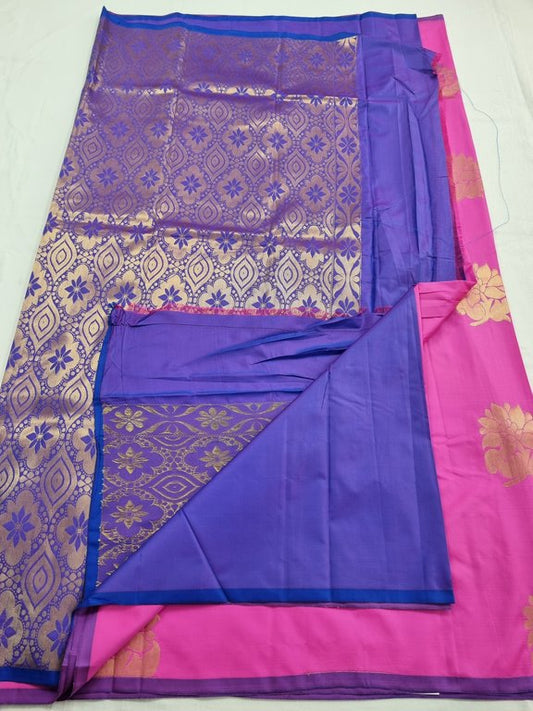 Kanchipuram Blended Trendy Soft Silk Saree 285