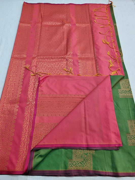 Kanchipuram Blended Trendy Soft Silk Saree 331