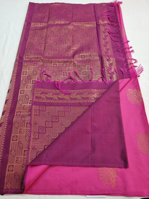 Kanchipuram Blended Trendy Soft Silk Saree 340