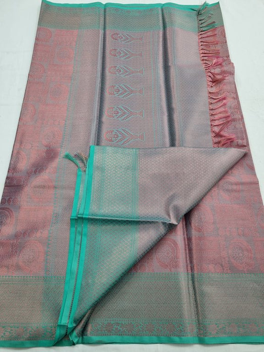 Kanchipuram Blended Trendy Tissue Silk Saree 362