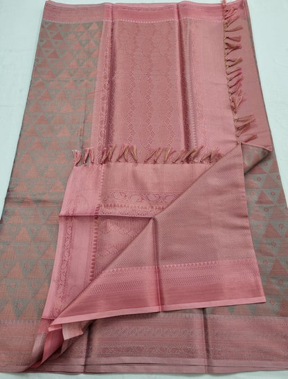 Maroon And Pink Kanchipuram Pure Silk Sarees – Kanchipuram Lakshaya Silks
