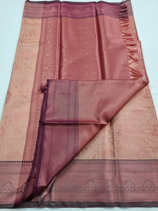 Kanchipuram Blended Trendy Tissue Silk Saree 370