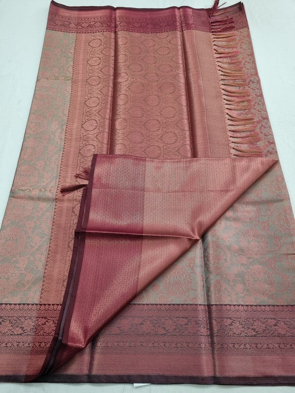 Kanchipuram Blended Trendy Tissue Silk Saree 376