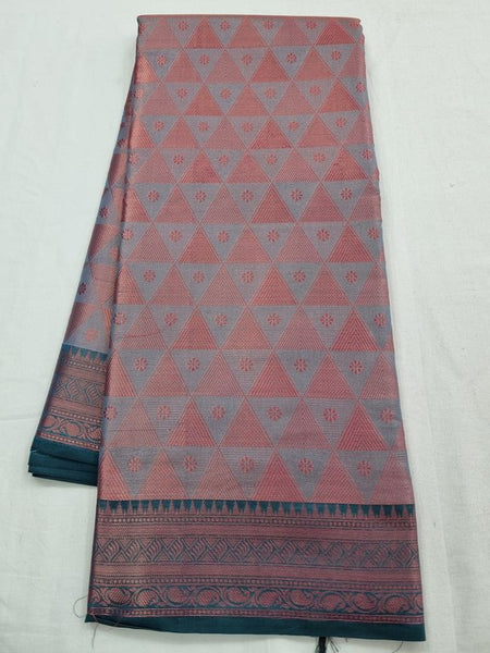 Maroon and Pink Kanchipuram Pure Silk Sarees