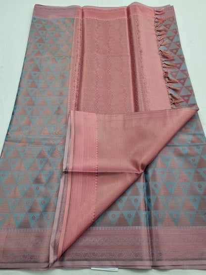 Royal Blue And Maroon Kanchipuram Pure Silk Saree – Kanchipuram Lakshaya Silks