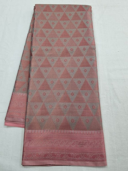 Orange and Pink Kanchipuram Pure Silk Sarees – Kanchipuram Lakshaya Silks