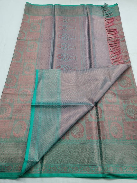 Kanchipuram Blended Trendy Tissue Silk Saree 394