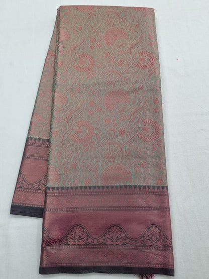 Red And Purple Kanchipuram Pure Silk Sarees – Kanchipuram Lakshaya Silks