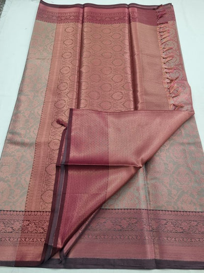 Red And Pink Kanchipuram Pure Silk Sarees – Kanchipuram Lakshaya Silks