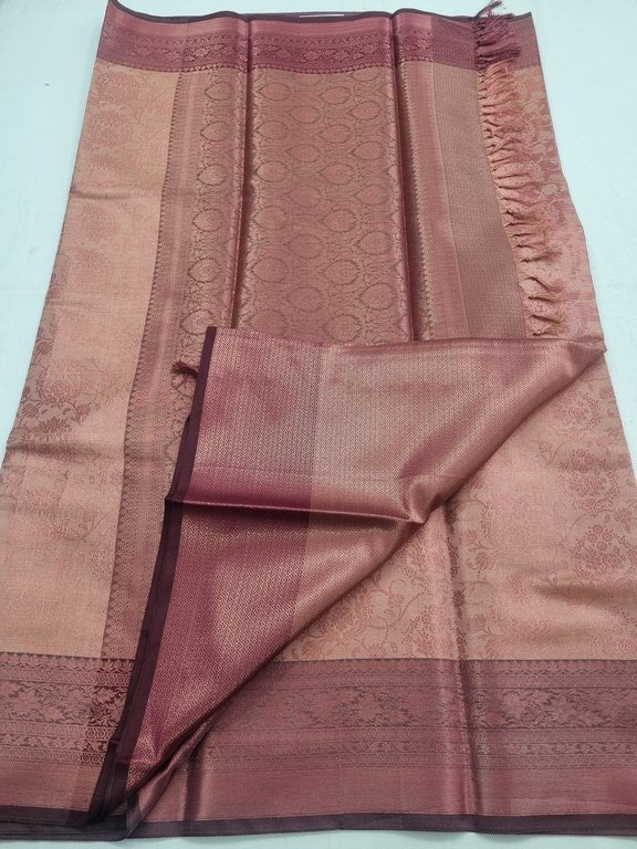 Kanchipuram Blended Trendy Tissue Silk Saree 406