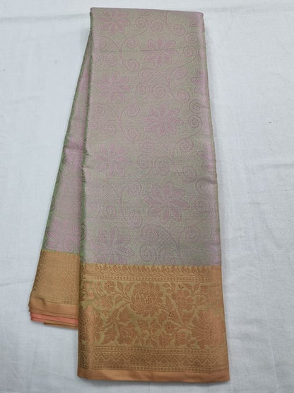 Kanchipuram Blended Trendy Tissue Silk Saree 412 – Kanchipuram Lakshaya Silks