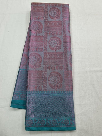 Kanchipuram Blended Trendy Tissue Silk Saree 415 – Kanchipuram Lakshaya Silks