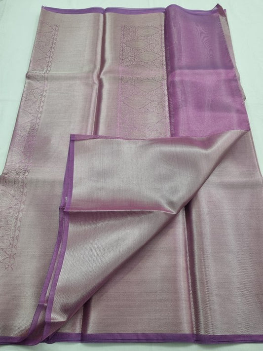 Kanchipuram Blended Trendy Tissue Silk Saree 417