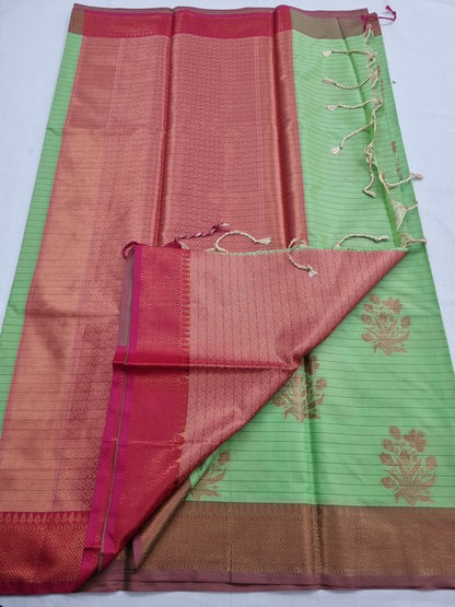 Kanchipuram Blended Trendy Soft Silk Saree 421 – Kanchipuram Lakshaya Silks