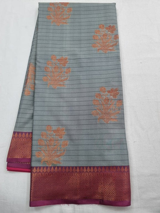 Kanchipuram Blended Trendy Soft Silk Saree 424