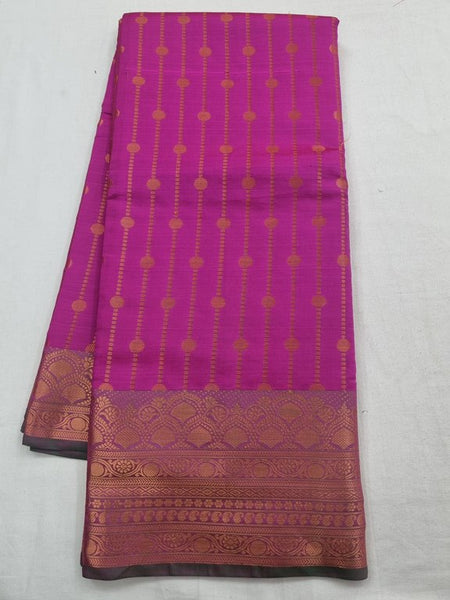Pink And Pink Kanchipuram Pure Silk Sarees