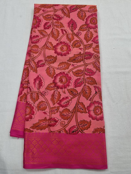 Red And Pink Kanchipuram Pure Silk Sarees