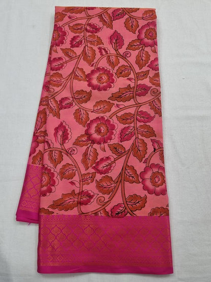 Red And Pink Kanchipuram Pure Silk Sarees – Kanchipuram Lakshaya Silks