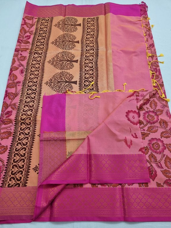 Kanchipuram Blended Trendy Soft Silk Saree 430