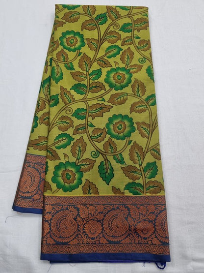 Blue And Green Kanchipuram Pure Silk Sarees – Kanchipuram Lakshaya Silks