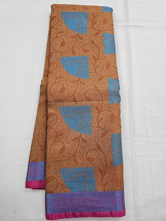 Kanchipuram Blended Trendy Fancy Silk Saree 445
