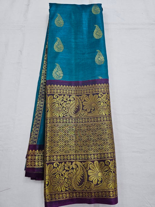 Kanchipuram Blended Trendy Fancy Silk Saree 447