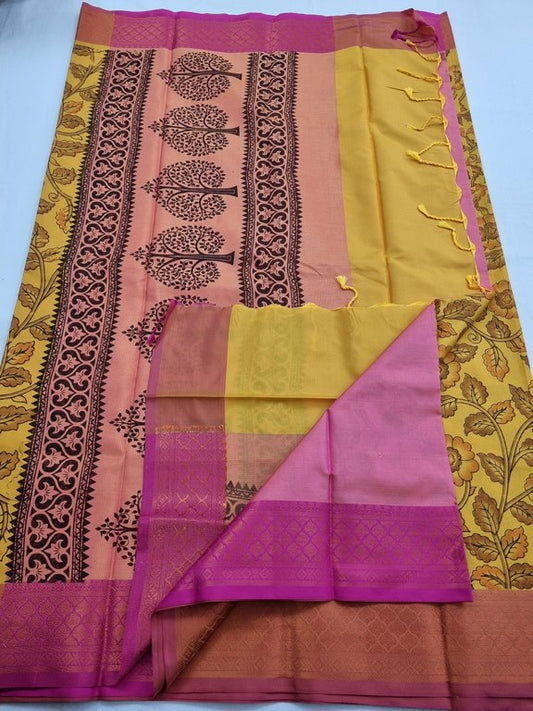 Kanchipuram Blended Trendy Soft Silk Saree 438