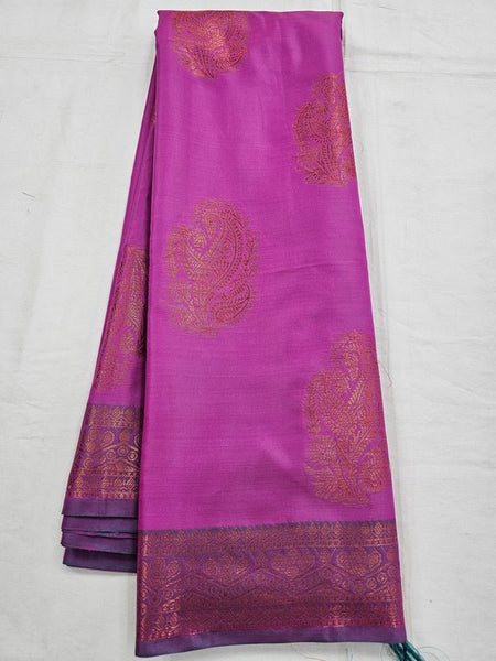 Maroon And Pink Kanchipuram Pure Silk Sarees
