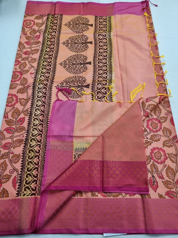 Kanchipuram Blended Trendy Soft Silk Saree 440