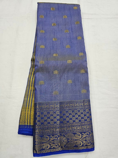 Gold And Yellow Kanchipuram Pure Silk Saree 453 – Kanchipuram Lakshaya Silks