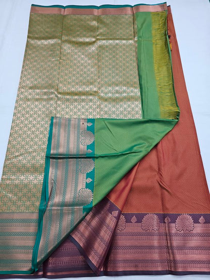 Red And Black Kanchipuram Pure Silk Sarees – Kanchipuram Lakshaya Silks