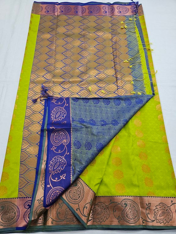 Kanchipuram Blended Trendy Fancy Silk Saree 456