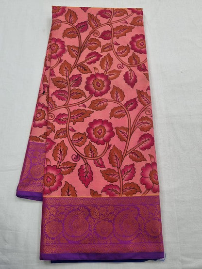 Maroon And Purple Kanchipuram Pure Silk Sarees – Kanchipuram Lakshaya Silks