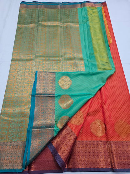Red And Black Kanchipuram Pure Silk Sarees – Kanchipuram Lakshaya Silks