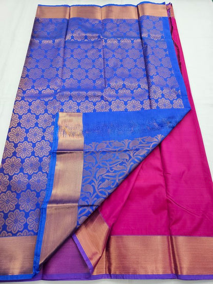Kanchipuram Blended Trendy Fancy Silk Saree 459 – Kanchipuram Lakshaya Silks
