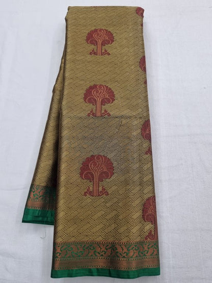 Kanchipuram Blended Trendy Fancy Silk Saree 463 – Kanchipuram Lakshaya Silks