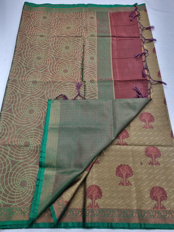 Kanchipuram Blended Trendy Fancy Silk Saree 463