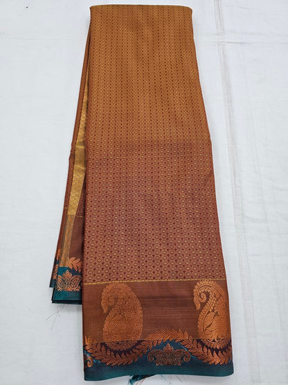 Kanchipuram Blended Trendy Fancy Silk Saree 465 – Kanchipuram Lakshaya Silks