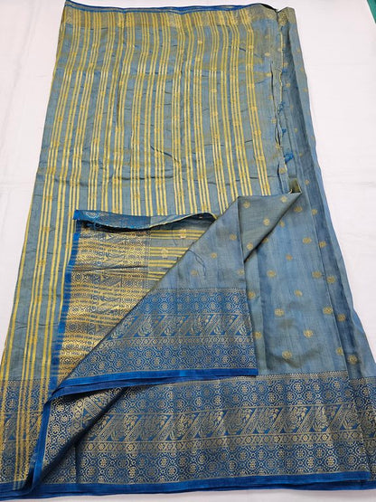 Kanchipuram Blended Trendy Fancy Silk Saree 467 – Kanchipuram Lakshaya Silks